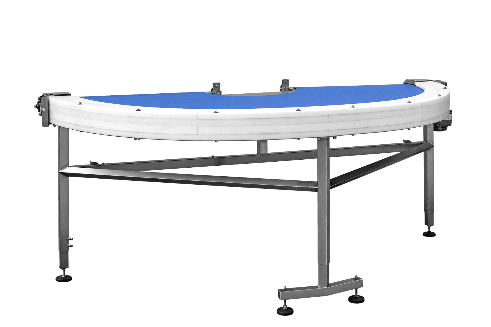 180° curve conveyor in PU