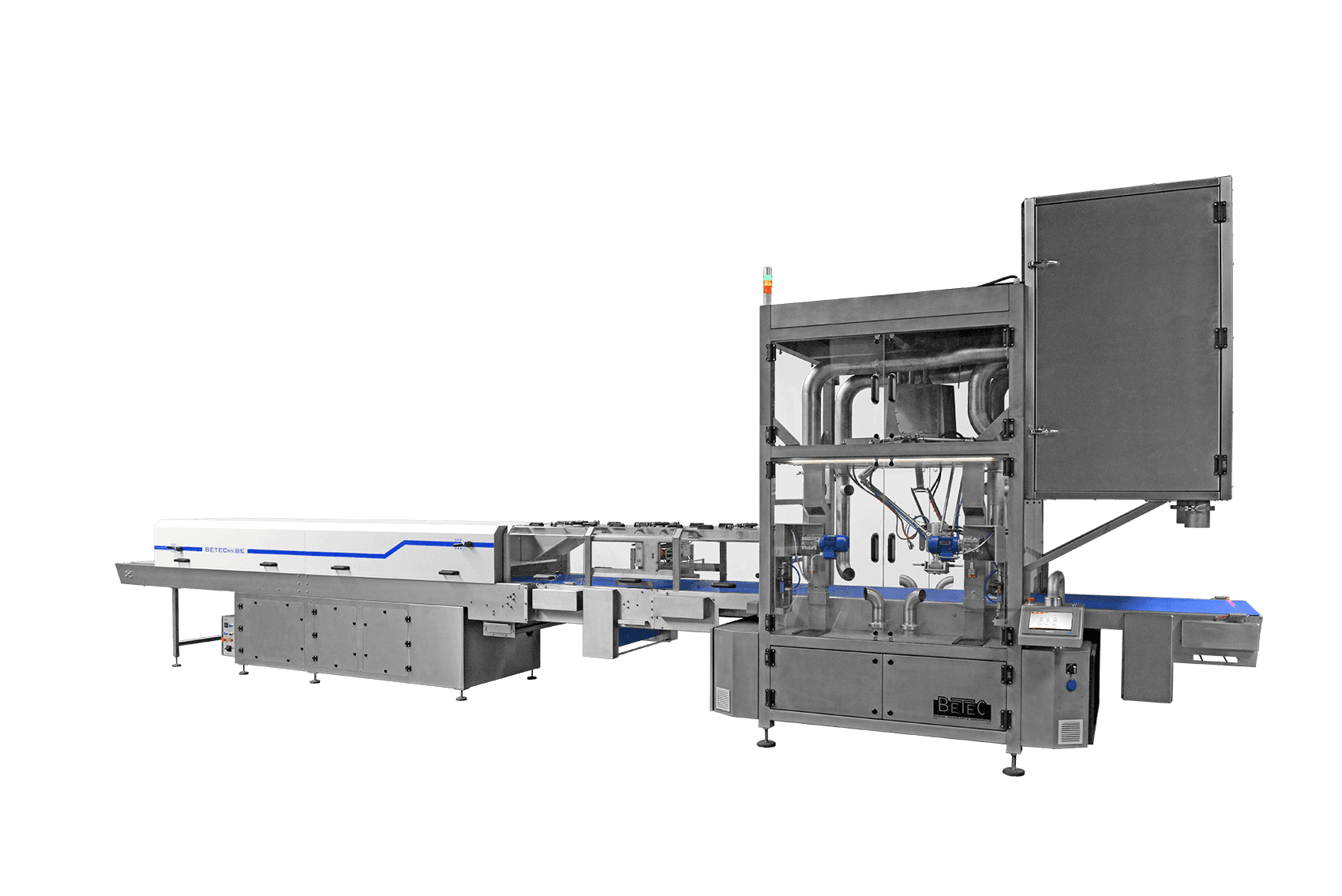 Automatically colour your chocolate moulds, blisters and products with the new BETEC Robospray