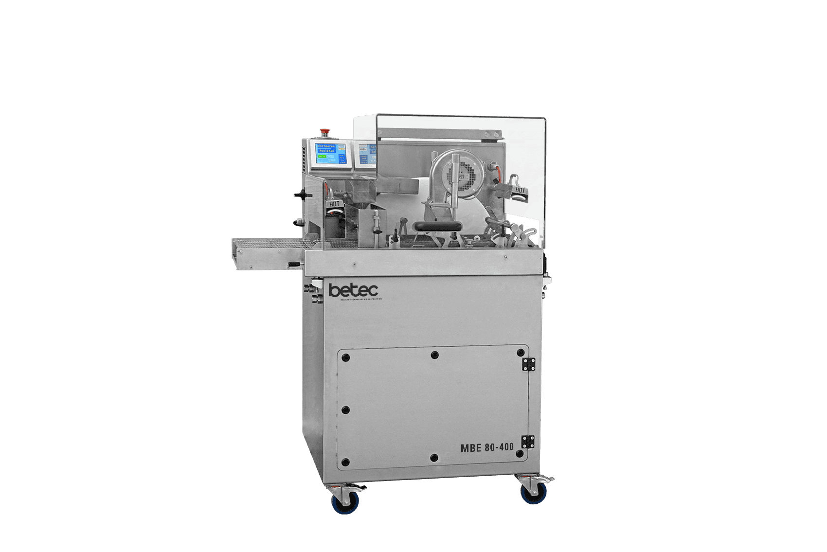 2-in-1-machine for moulding and enrobing