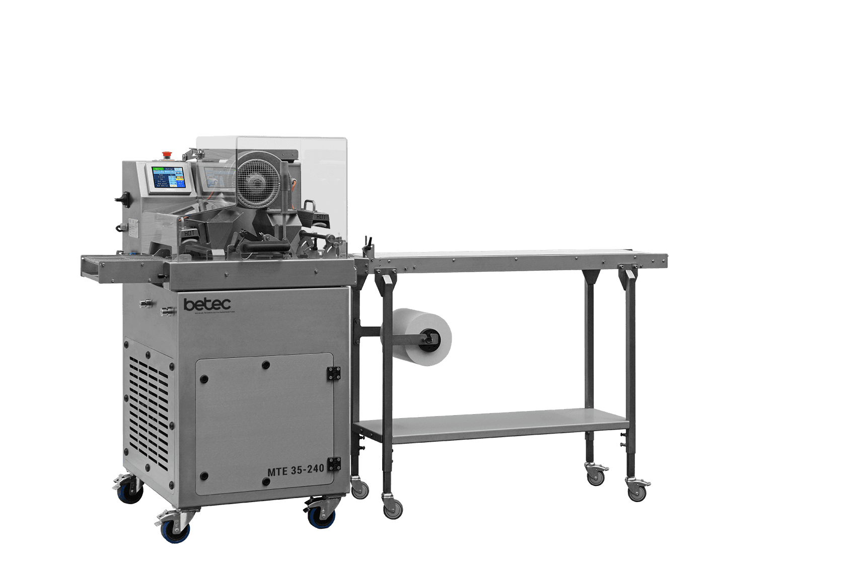 Tempering, moulding and enrobing machine