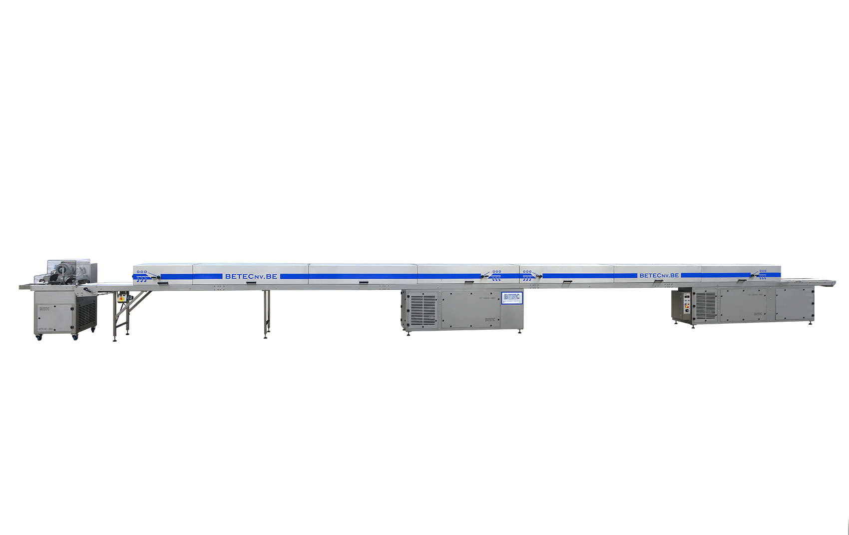 Tempering, moulding and enrobing machine